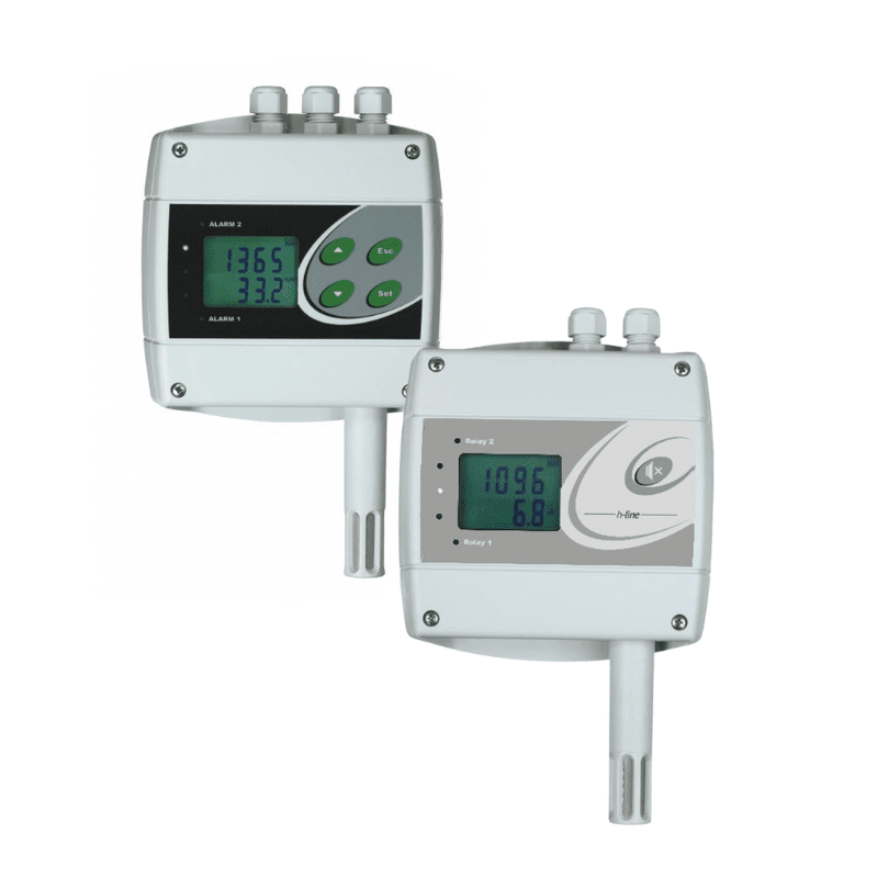 Afbeelding van AT-VLS-102 Multifunctionele CO2, temperatuur en RV sensor en regelaar met relaisuitgangen