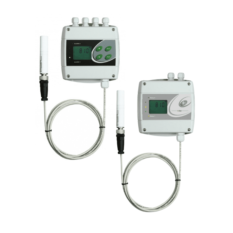 Afbeelding van AT-VLS-104 Multifunctionele CO2 sensor en regelaar met externe meetprobe en 2 relais