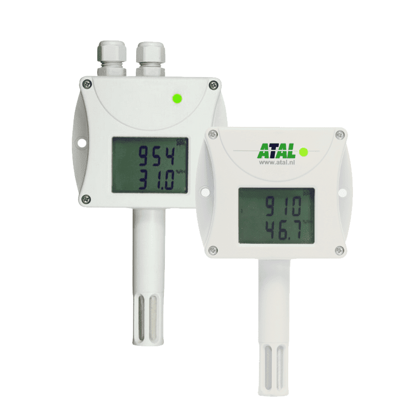 AT-VLI-102 CO2, temperatuur en RV sensor industrieel